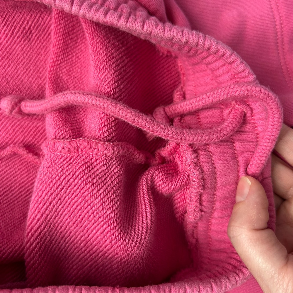 Pangaia Organic Cotton Shorts Pink Women’s Small Peppermint Treated - Picture 4 of 7